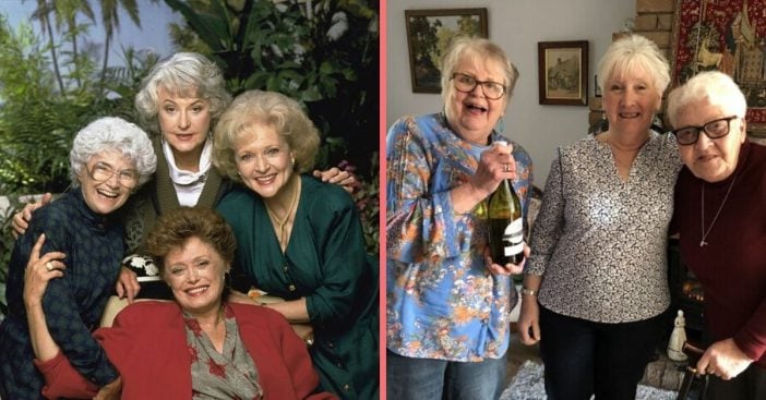 Three women are being called the Golden Girls during quarantine