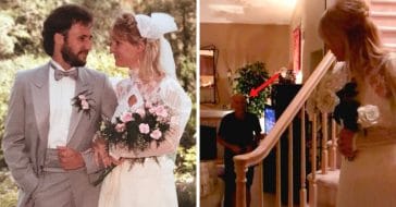 Woman Tries On Wedding Dress 35 Years Later, Husband's Reaction Is Making Us All Tear Up