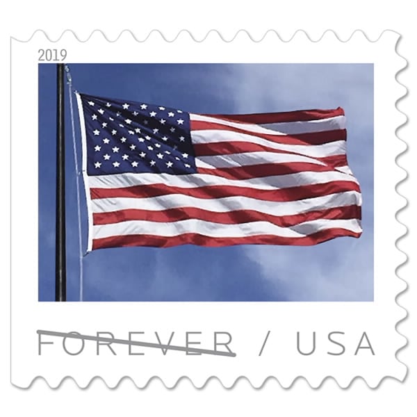 american flag forever stamp 