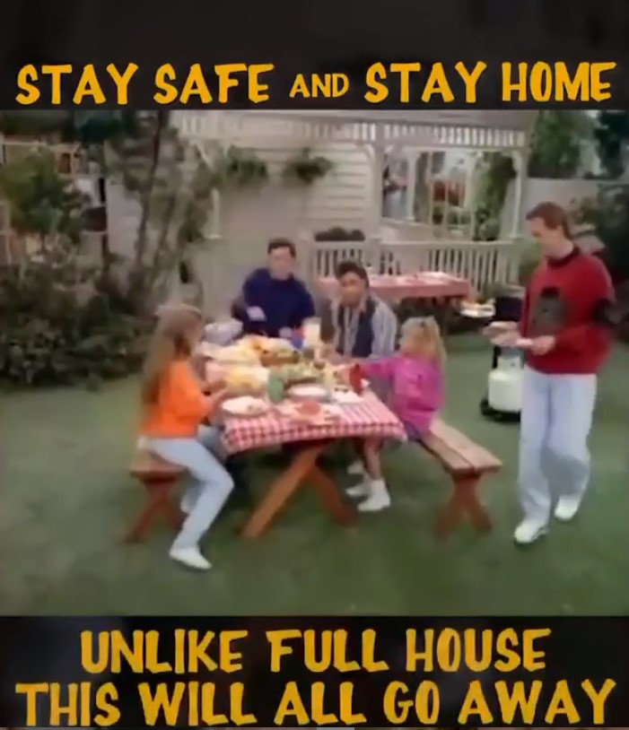 full house cast stay safe stay home