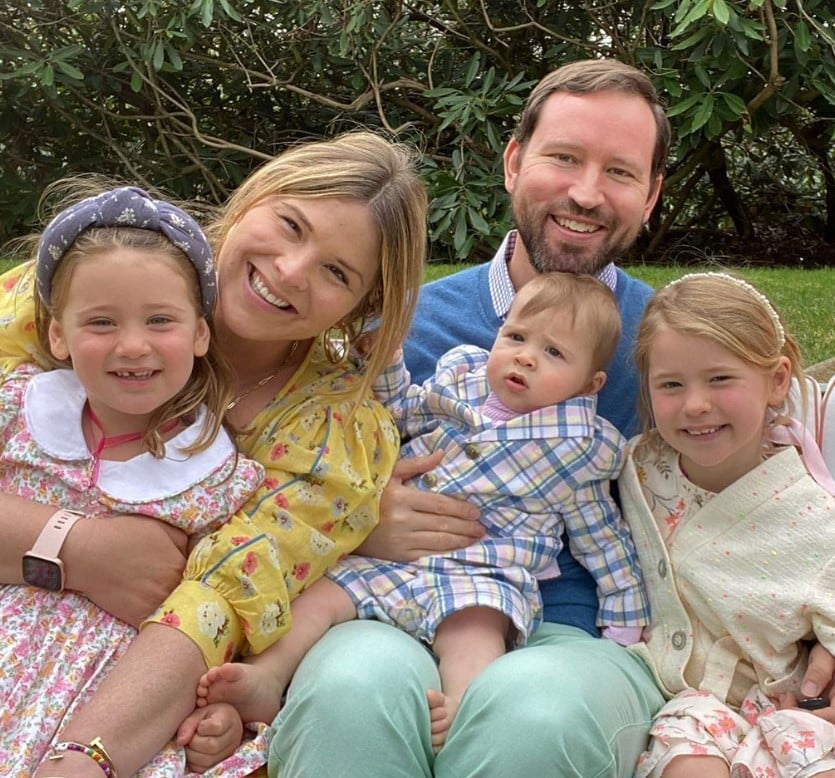 jenna bush hager family on easter