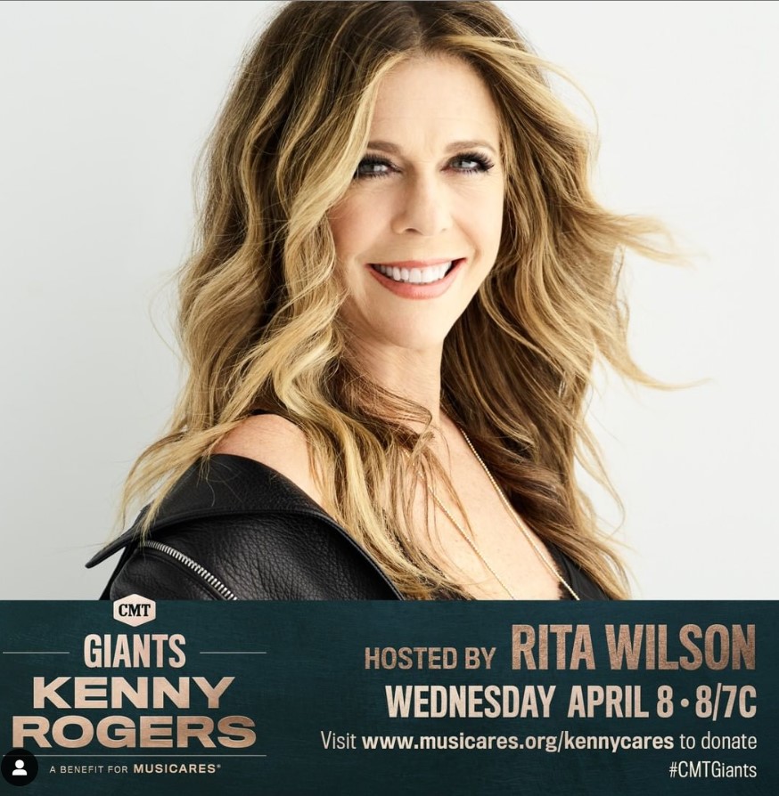 rita wilson will have kenny rogers benefit 
