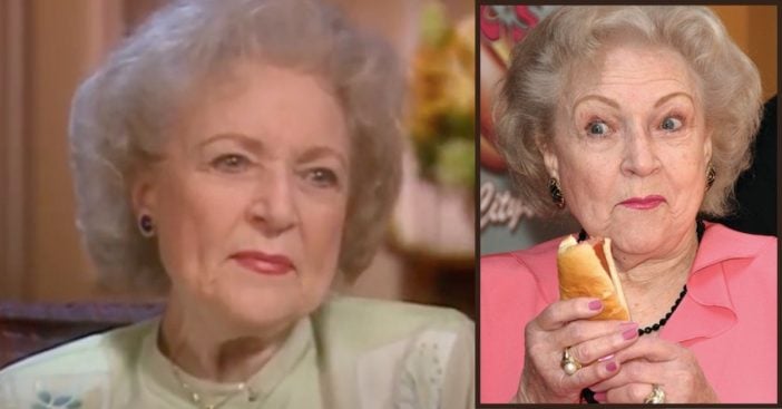 At 98 Years Old, Betty White Still Indulges In Hotdogs And Vodka Martinis In Quarantine