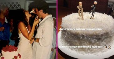 Kaia Gerber Bakes Parents Cindy Crawford & Rande Gerber A Cake For 22 Years Of Marriage