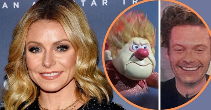 Kelly Ripa Compares Ryan Seacrest's Quarantine Haircut To The Heat Miser From 'The Year Without A Santa Claus'