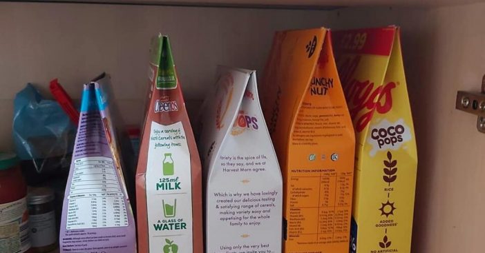 Mom shares hack for keeping cereal boxes closed