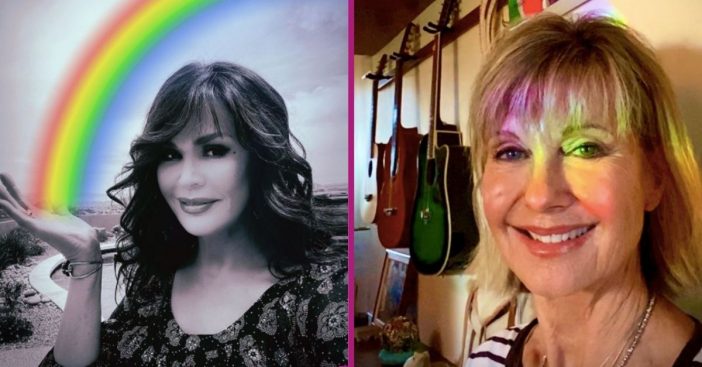 Olivia Newton-John Challenges Marie Osmond & More To 'Rainbow Challenge' For Good Cause