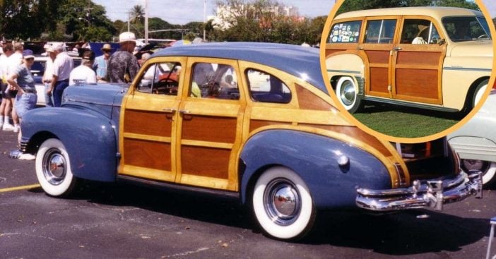 The wood-paneled station wagon isn't seen on the roads nearly as much anymore but used to be very popular
