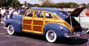 Woodie cars, wood-paneled station wagons, followed a trend for unique car detailing for a practical reason