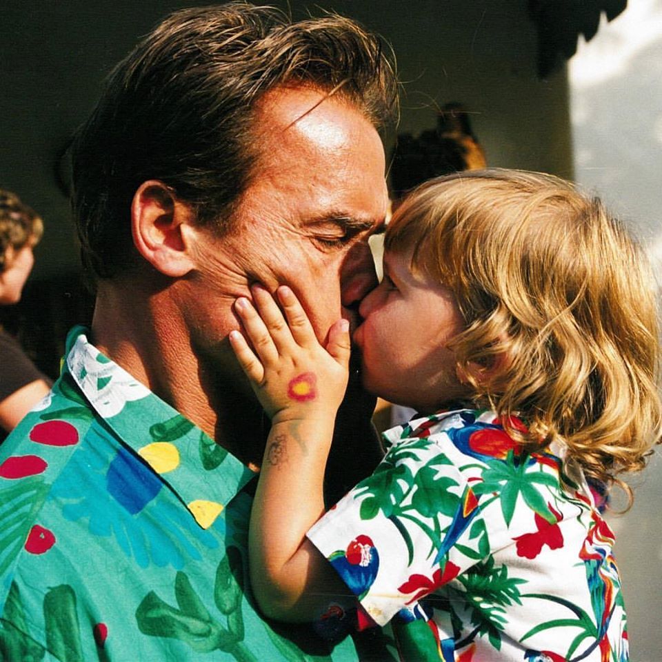 ARNOLD SCHWARZENEGGER and son christopher young