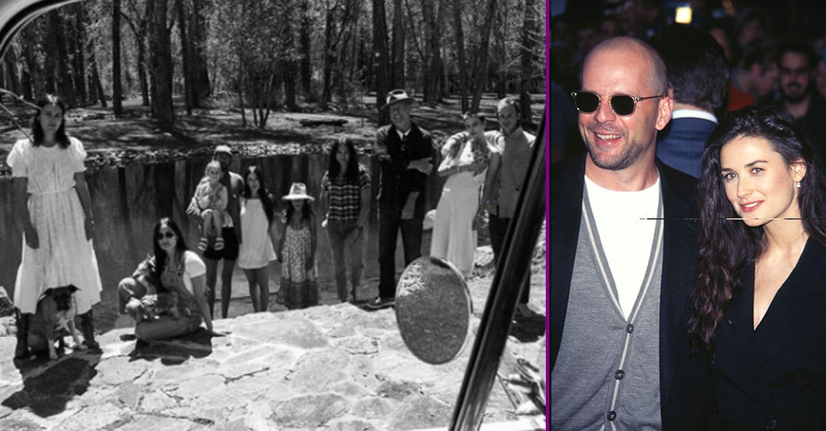 Demi Moore Shares ‘Family Photoshoot’ With Bruce Willis And His Wife