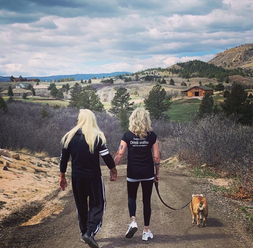 duane chapman francie frane walking the dog colorado