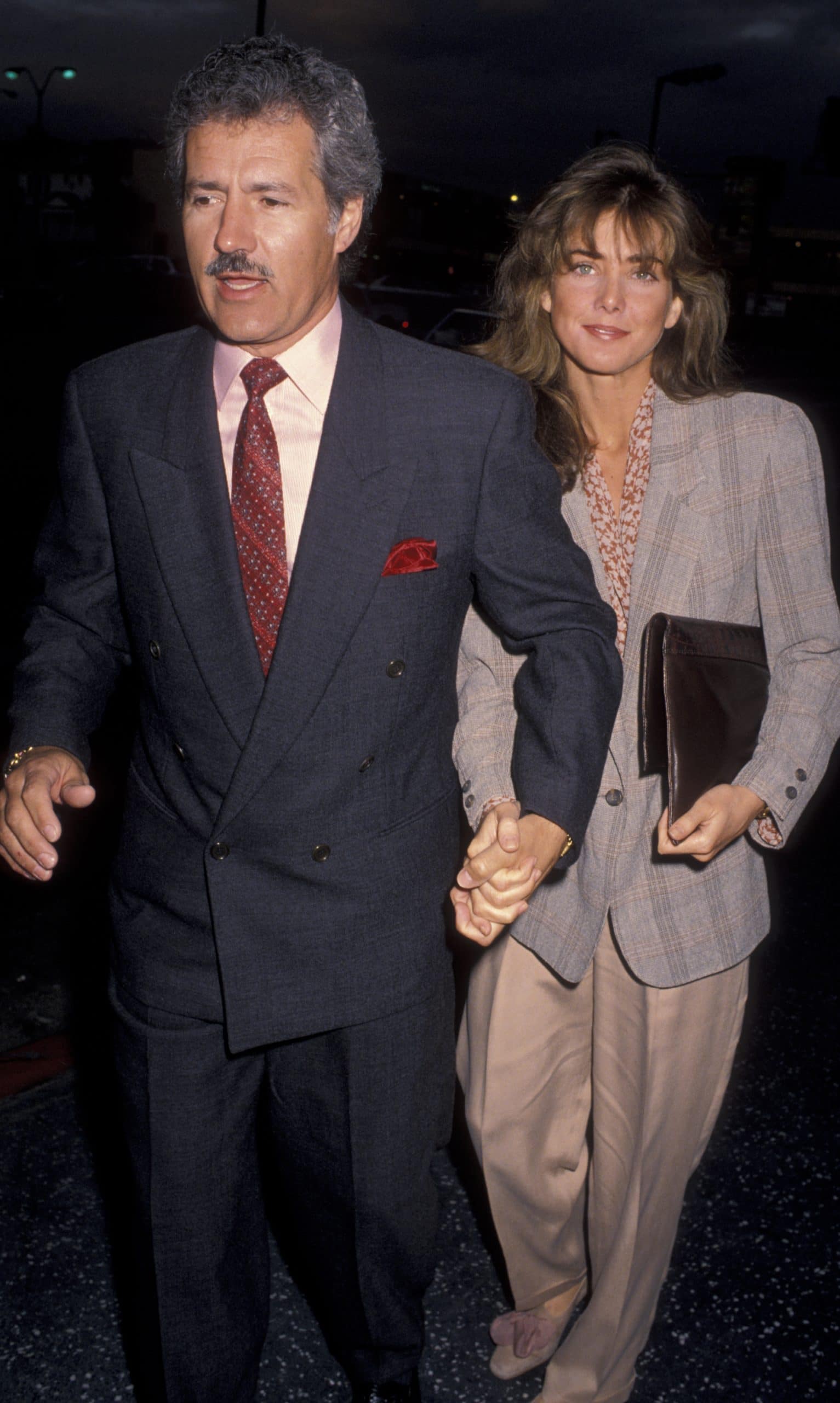 alex and jean trebek in 1990