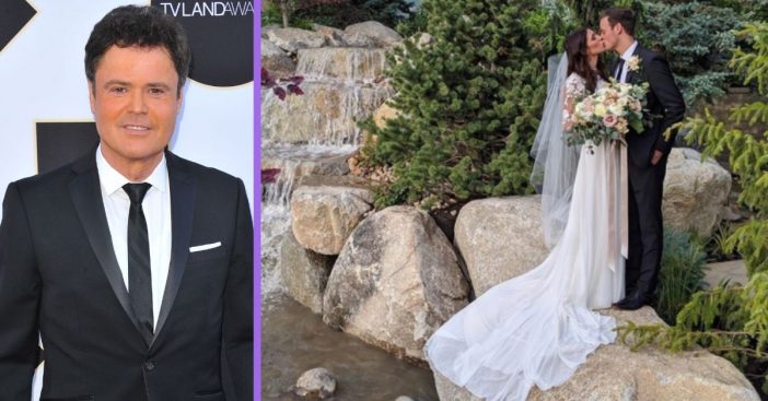 Donny Osmond's Son Josh Gets Married In Backyard Wedding — Congratulations!