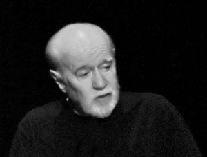 George Carlin made skits that were both amusing and topical