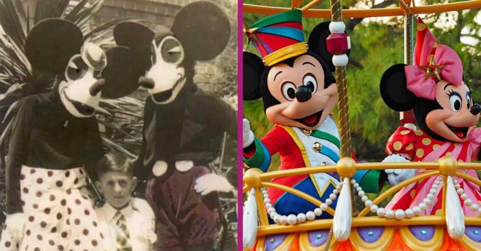 Have You Seen This CREEPY Mickey & Minnie Duo From Back In 1939_