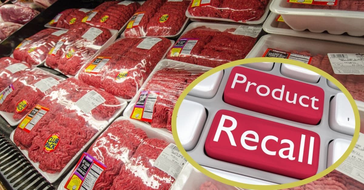 Over 40,000 Lbs. Of Raw Ground Beef Recalled Due To E. Coli