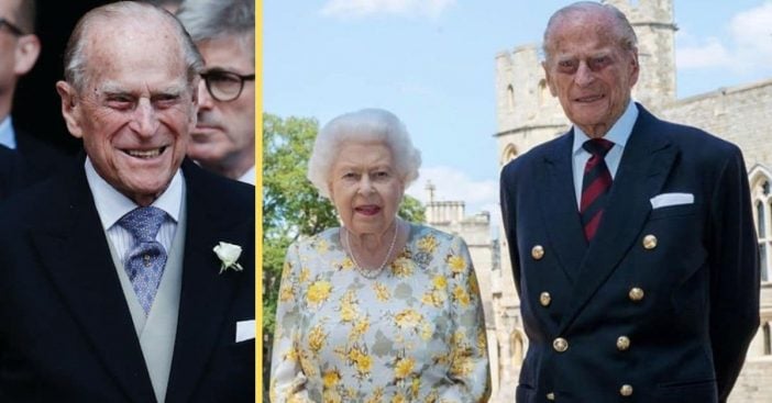 Prince Philip Poses With Queen Elizabeth II For His 99th Birthday