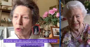 Queen Elizabeth II Salutes Caregivers In New Public Video With Daughter Princess Anne