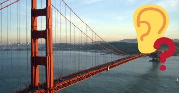 The Golden Gate Bridge is making a strange noise