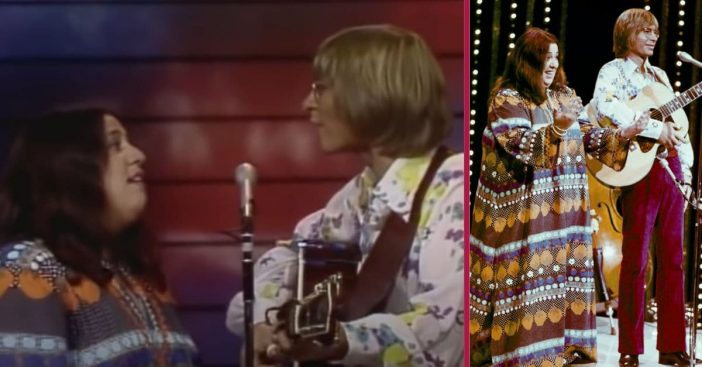 WATCH_ Rare Performance Of John Denver & Cass Elliot Singing _Leaving On A Jet Plane_