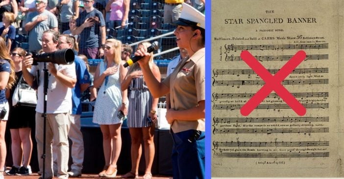 What's behind criticism towards the American national anthem