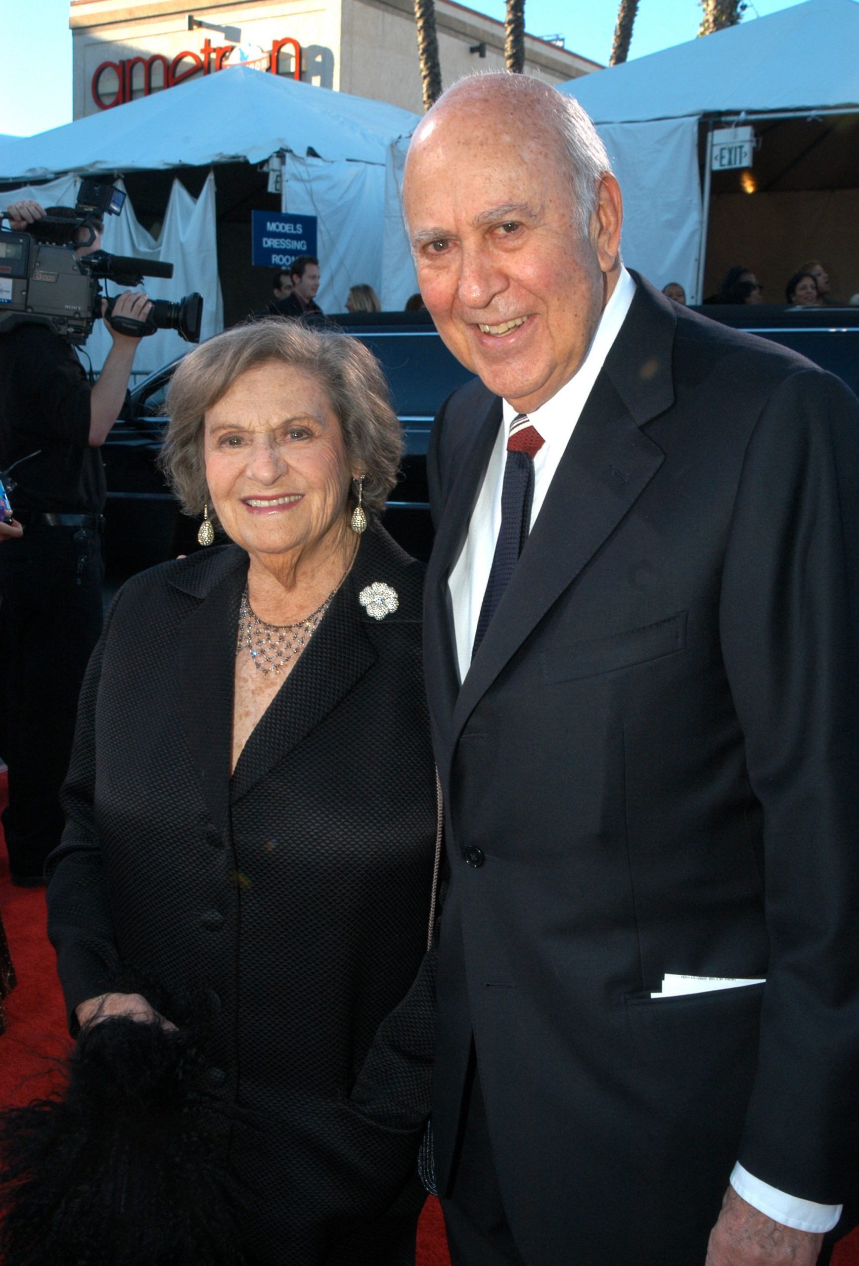 Carl Reiner and wife Estelle before she passed