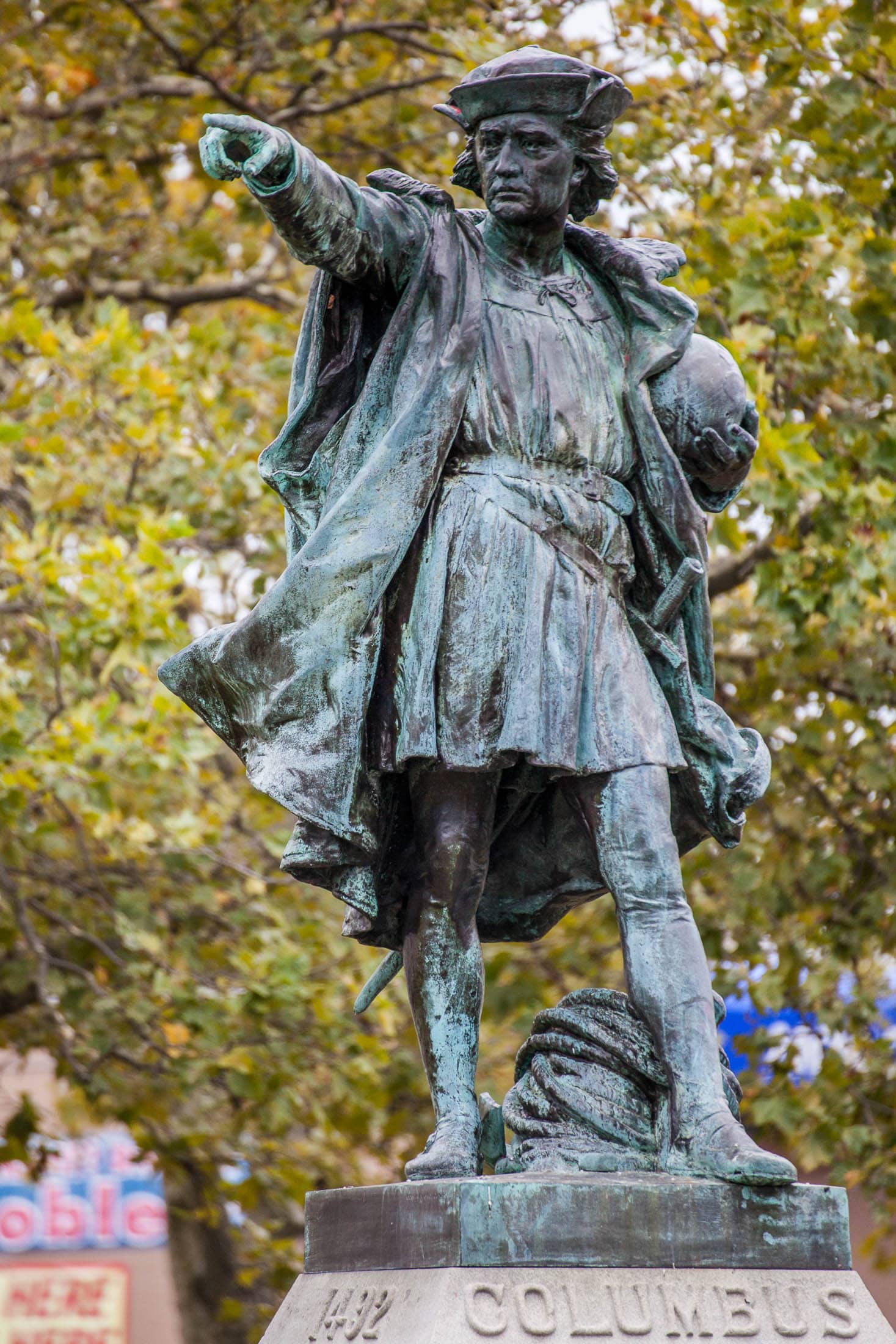 christopher columbus statues being vandalized