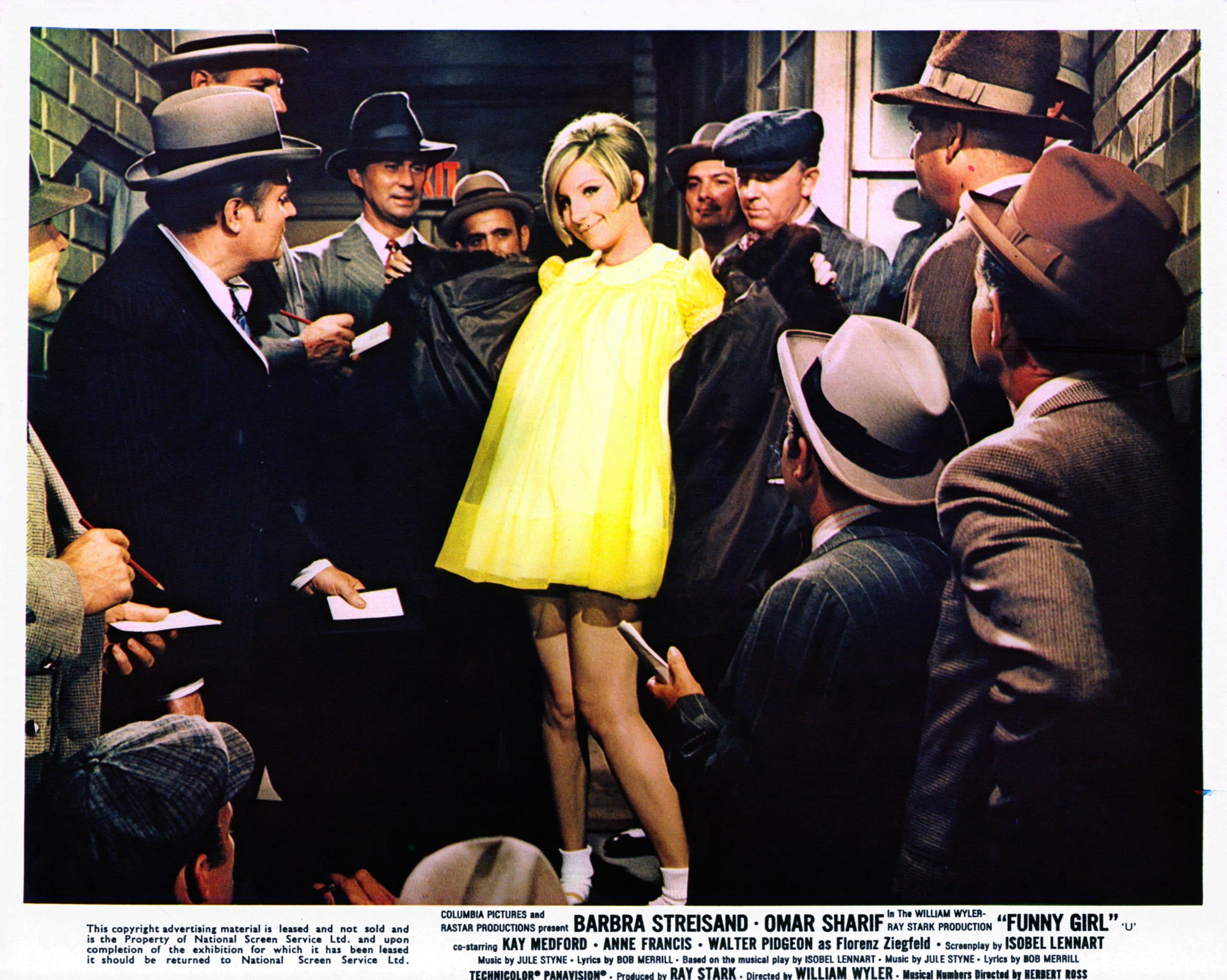 barbra streisand funny girl yellow dress