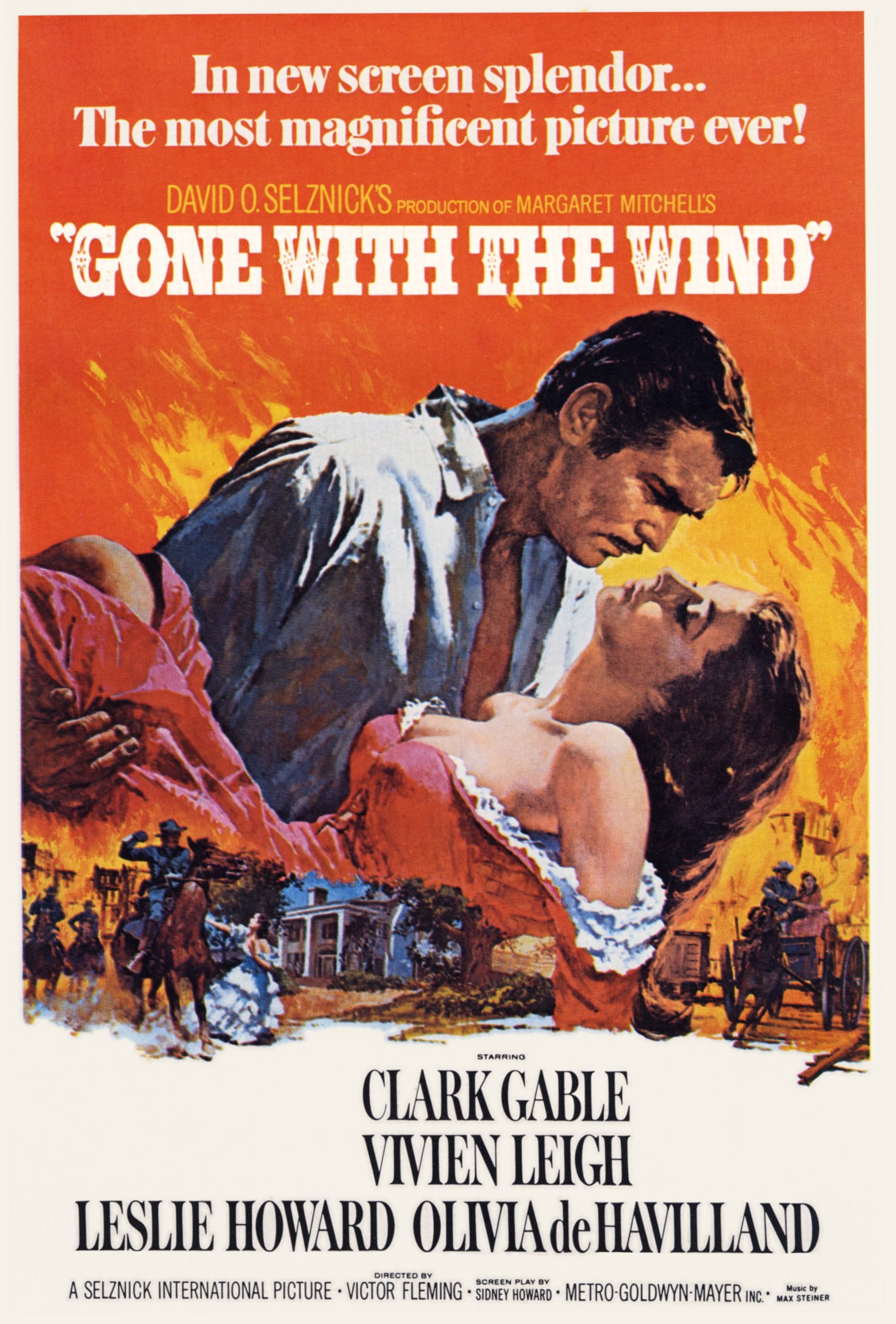 gone with the wind promotional movie poster 