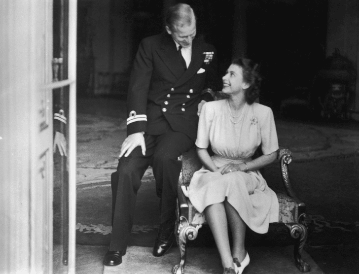 photo prince philip with queen elizabeth II 99 years old