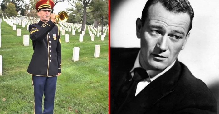 John Wayne offers his vocal expertise to narrate the history of Taps