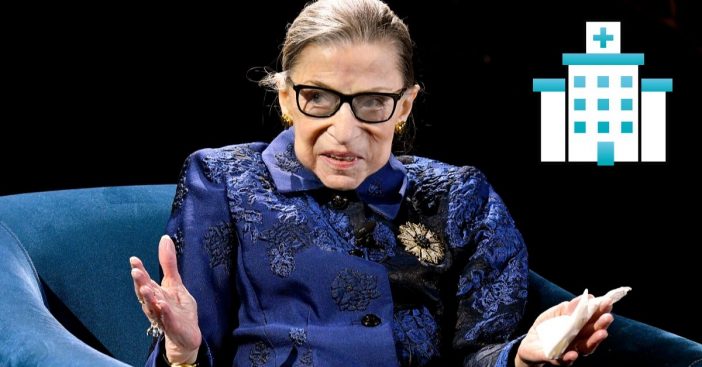 Justice Ruth Bader Ginsburg has been hospitalized for a possible infection