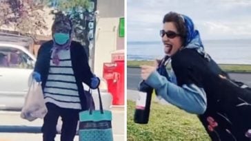 Teens dress up as grandmas with masks to buy alcohol