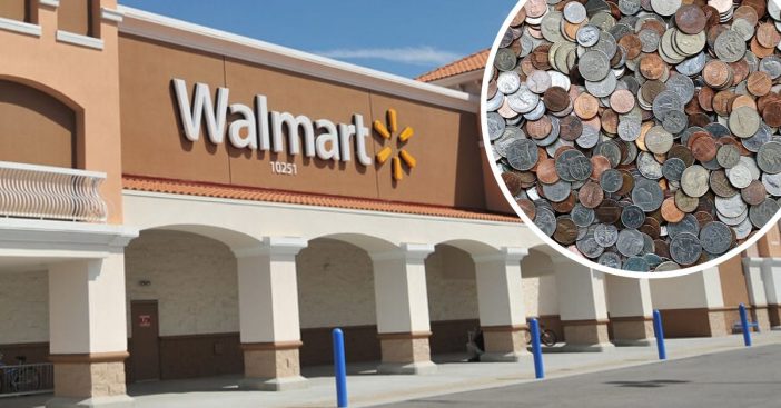 Walmart is asking customers to use credit cards amid coin shortage