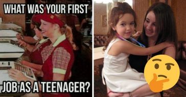 What was your first job as a teenager