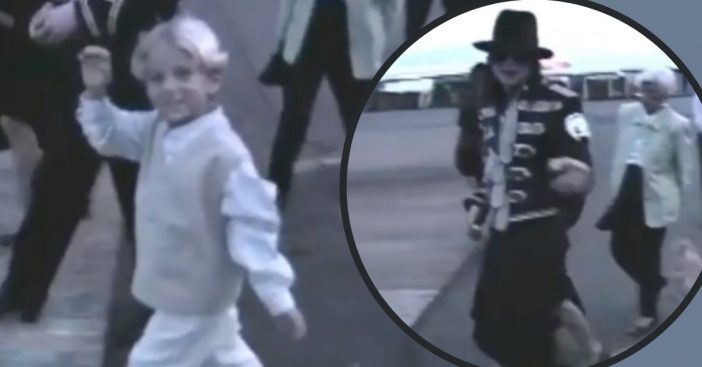 benjamin keough greets paparazzi with michael jackson