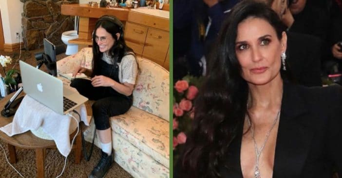 demi moore carpet in bathroom explained