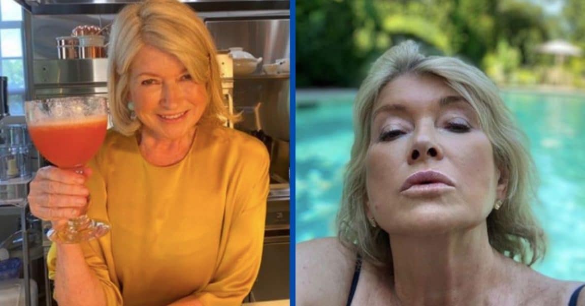 78 Year Old Martha Stewart Surprises Fans With Thirst Trap Pool Photo Hot Sex Picture 1951