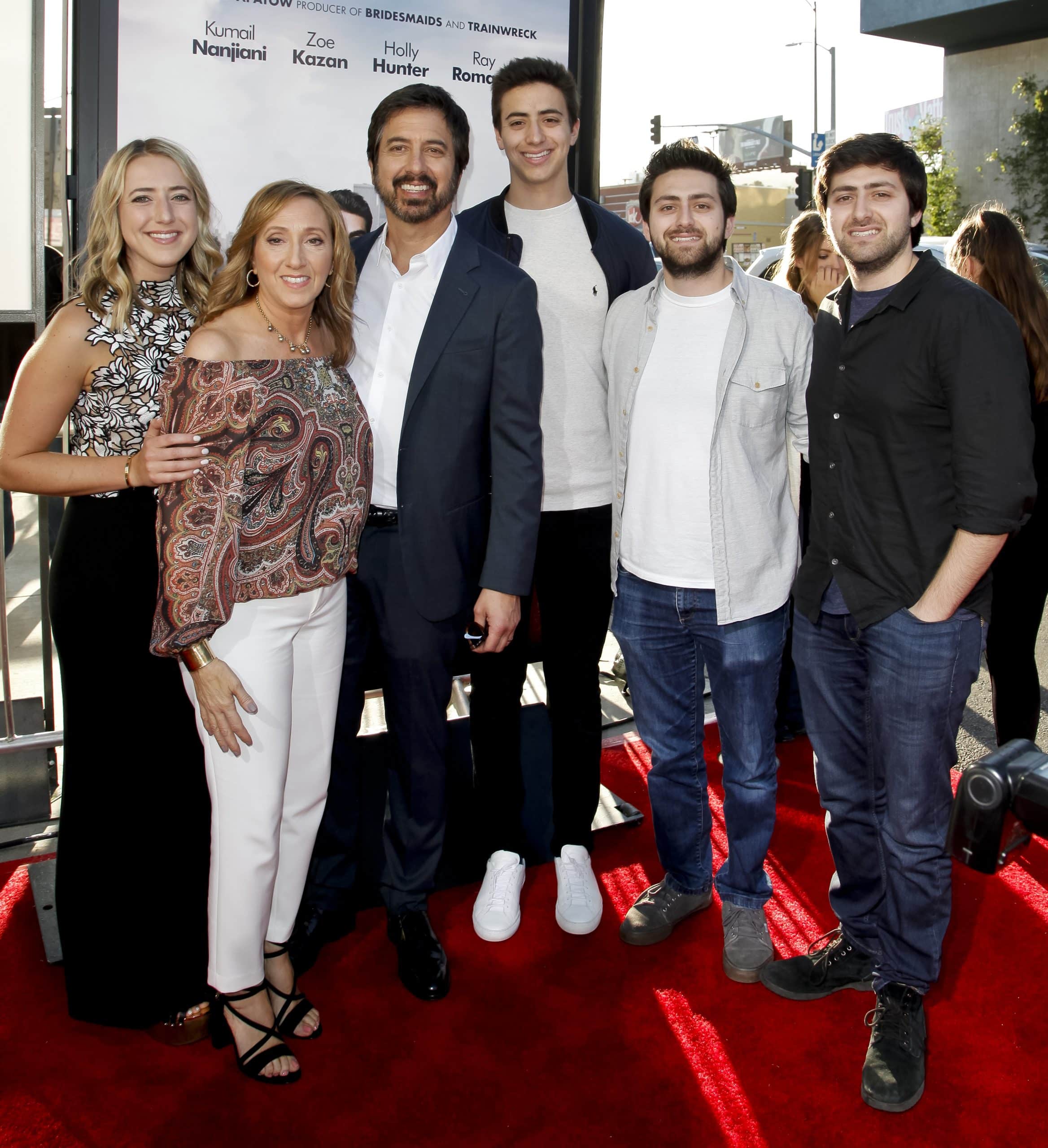 ray romano and his wife and kids