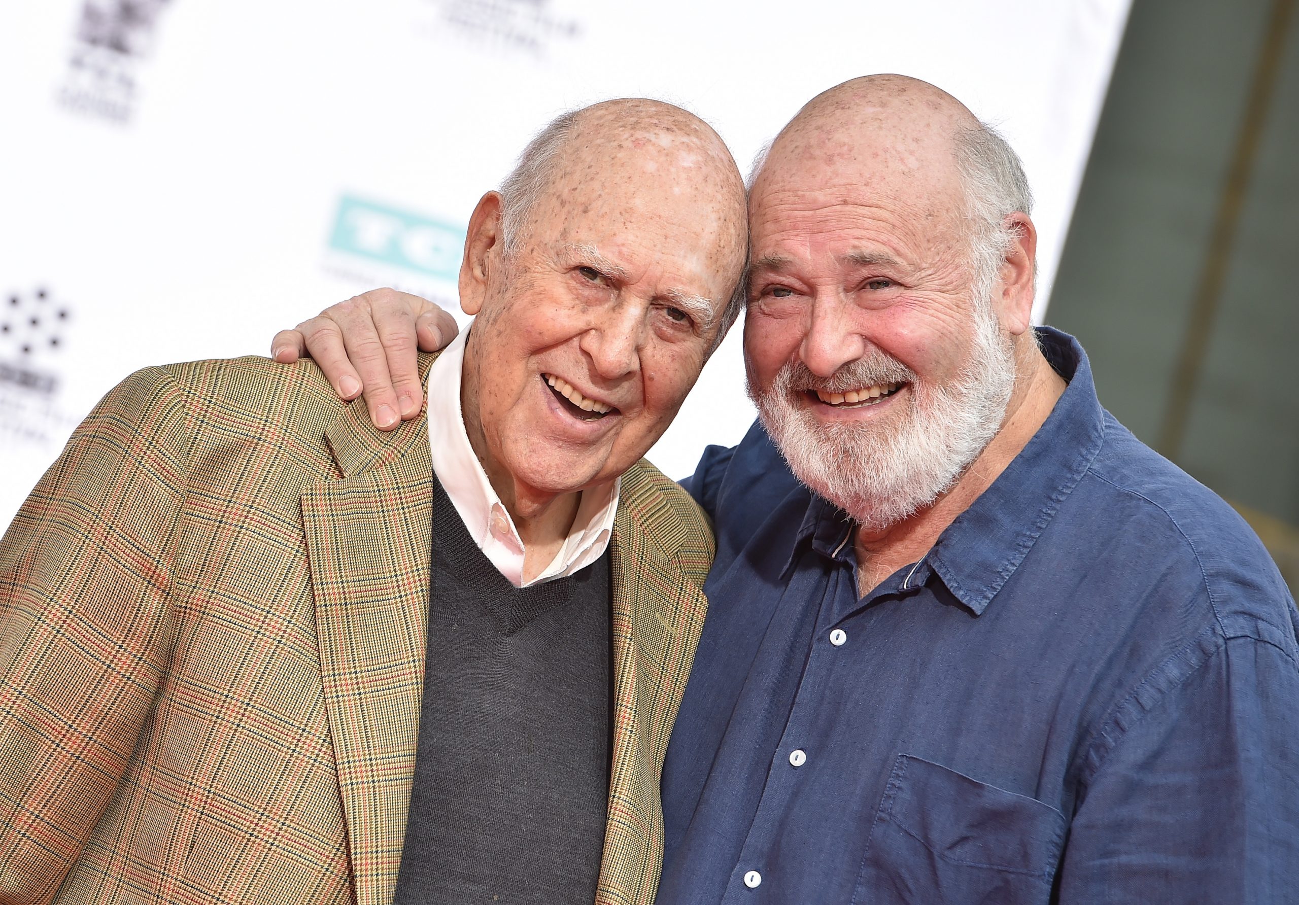 Carl Reiner and Rob Reiner