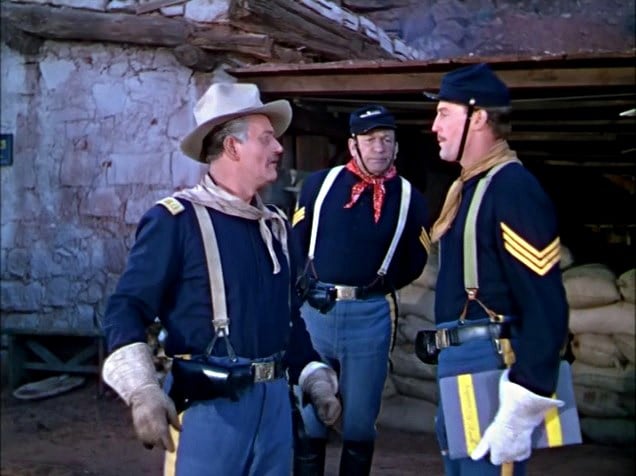 cast of she wore a yellow ribbon john wayne