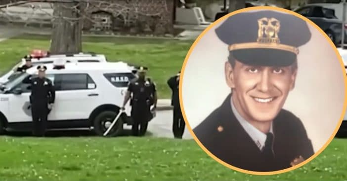 terminally ill sergeant gets emotional salute from police officers