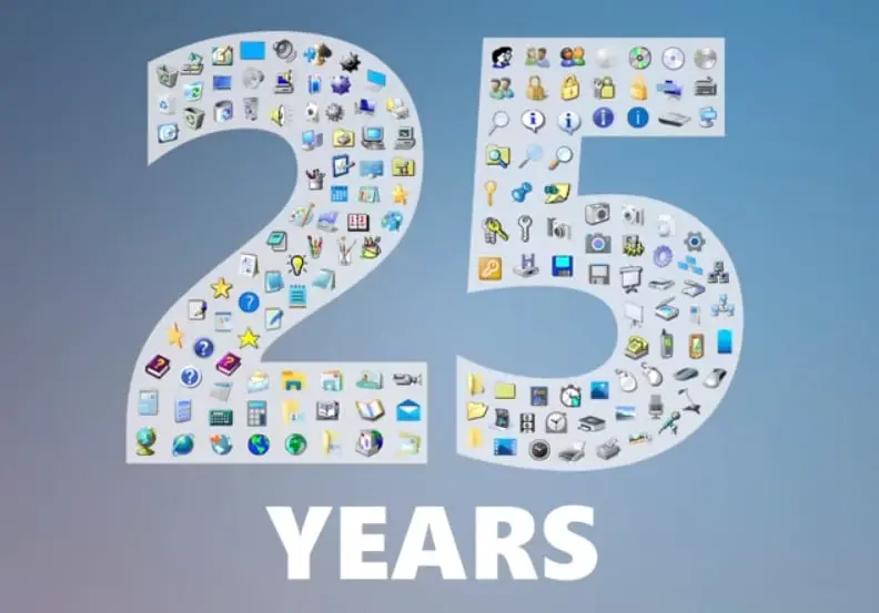 25th anniversary of windows 95