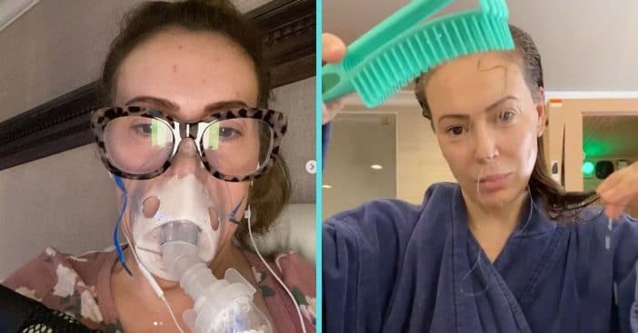 Alyssa Milano says she's had increased hair loss since contracting COVID-19