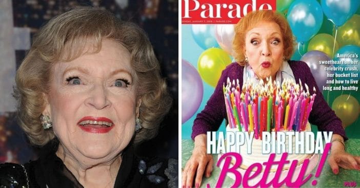 Betty White says she is grateful to grow older