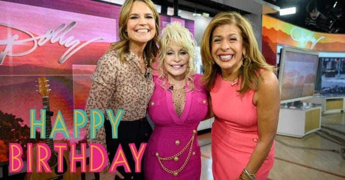 Dolly Parton sings special birthday song to tune of 9 to 5 for Hoda Kotb
