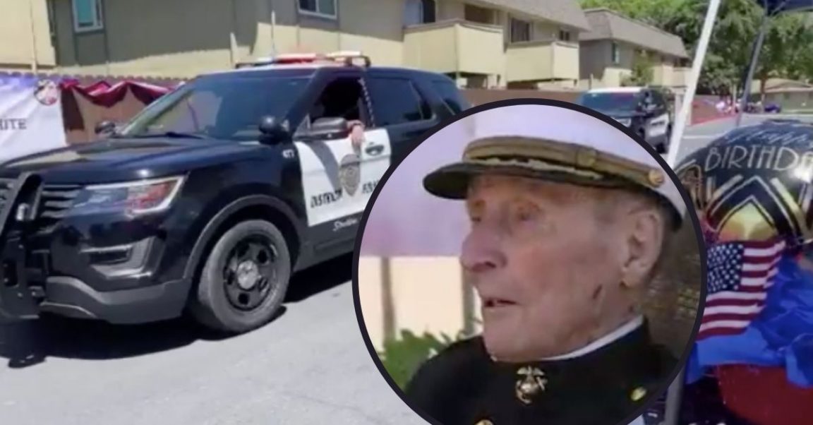 OldestLiving Marine Veteran Turns 105 Years Old — Watch Him Celebrate