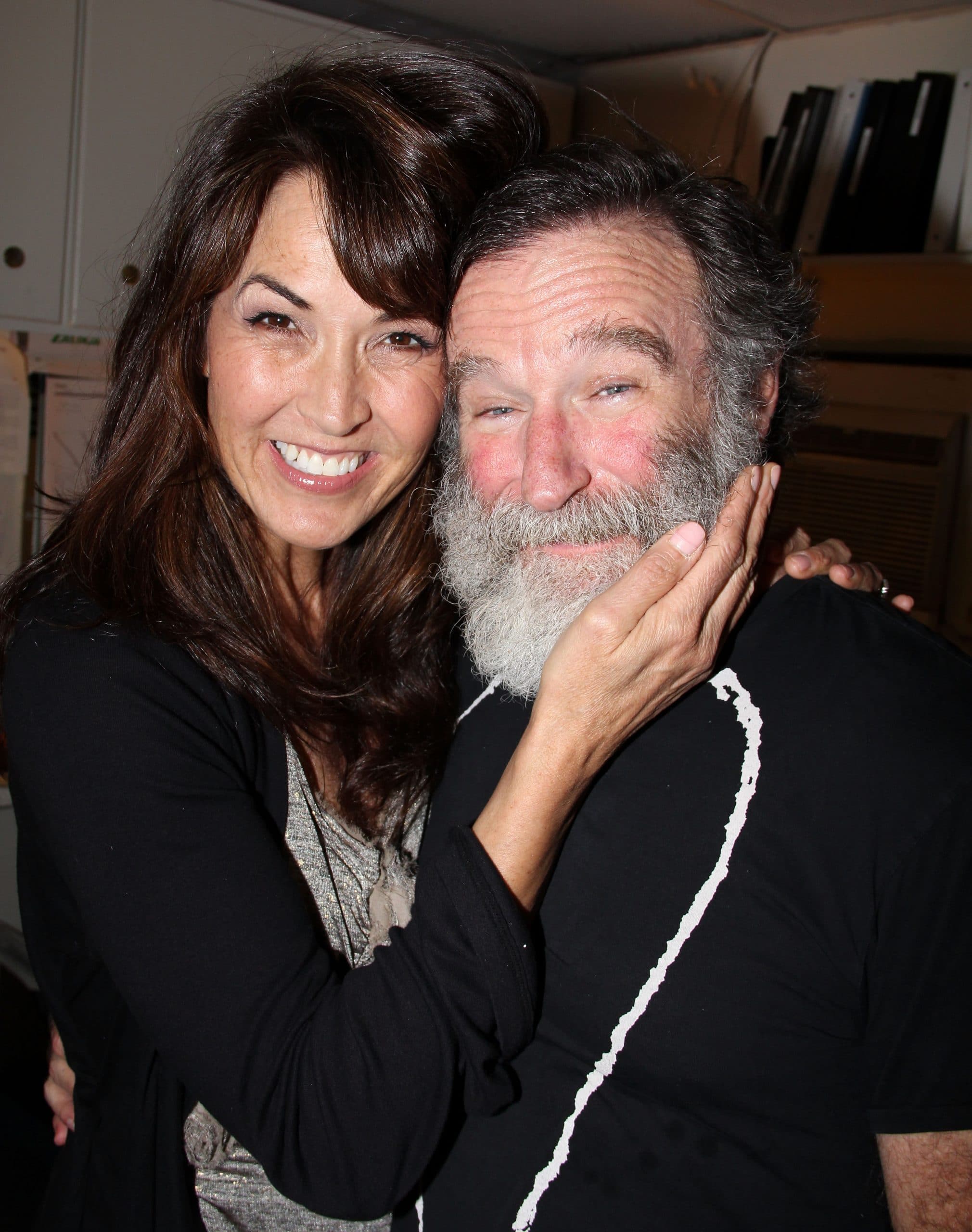 Susan Schneider Williams and Robin Williams