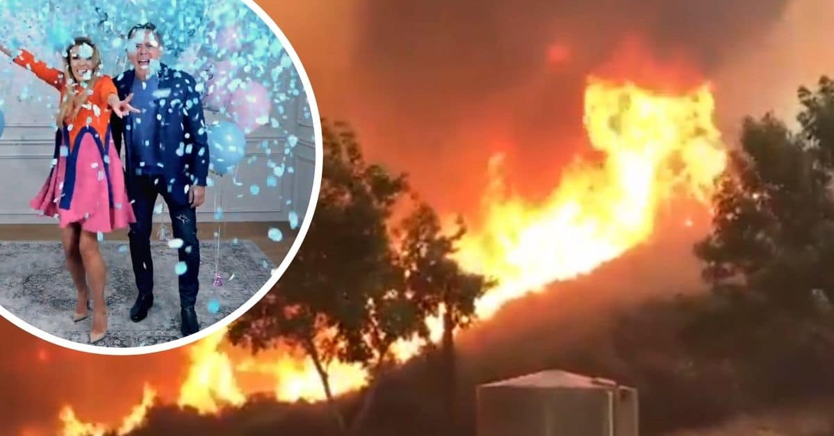 A Gender Reveal Photo Caused The Current Fires Blazing In California